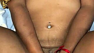 wife rubs husband's dick