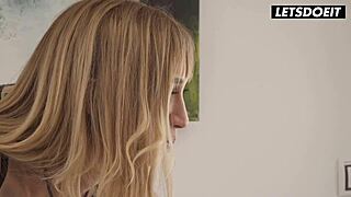 leyla fiore and kaisa nord kiss and finger on the pool table