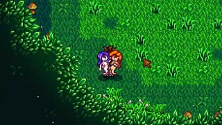 leah and abigail share threesome sex in stardew valley