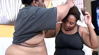Honey Peaches Fat Black Babe Fucked by Huge Cock
