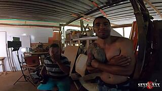 Bastidores - My niece Luara Amaral had her first orgasm with Binho Ted