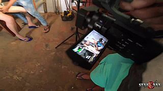 Bastidores - My niece Luara Amaral had her first orgasm with Binho Ted