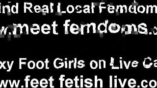 Watch us tease as you jerk to our cute feet