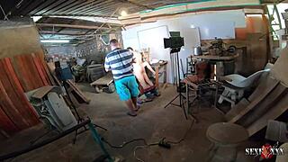 Bastidores - My niece Luara Amaral had her first orgasm with Binho Ted