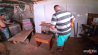 Bastidores - My niece Luara Amaral had her first orgasm with Binho Ted