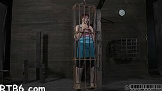 Four Beauties Locked in a Petite Cage! Watch Them Suck and Fuck Hard for Rough Orgasm!