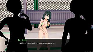 Public Sex Life Begins with Humiliation Game in Part 1. Ready for Outdoor Action?