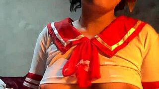 La puta colegiala helena danae delights with her wet pussy masturbation using dildo.