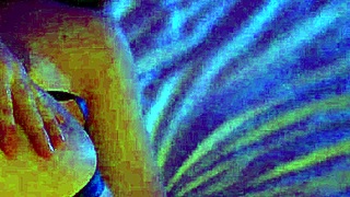 guy pisses on his girl's tits and fucks her ass