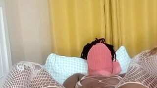 Full Pussy On Display From This Whore During Massage