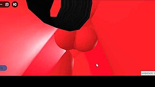 Demon Fucks Succubus Slut in Doggystyle with Creampie on Sofa