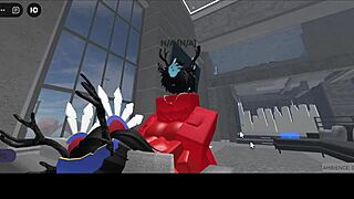 Demon Fucks Succubus Slut in Doggystyle with Creampie on Sofa