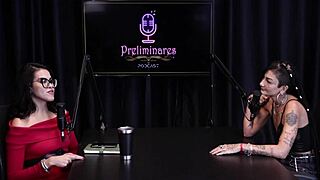 Latina strips in lingerie interview