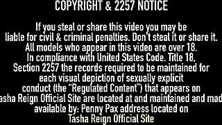 Big boobed tasha reign sucks james deens dick after their date.