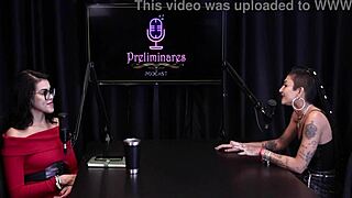 Latina strips in lingerie interview