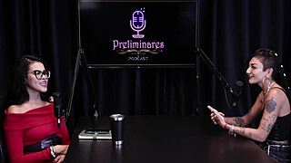 Latina strips in lingerie interview