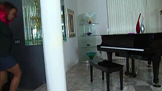 ebony teacher enjoys a huge black cock in her class