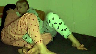 Gentle touches turn into wild fucking with big tits