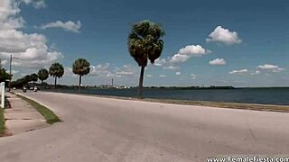 Hot Redhead in Bikini Groping at Party