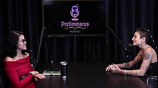 Latina strips in lingerie interview