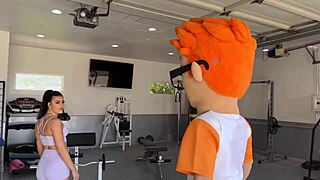 damn, sweaty squats turn into deep thrusts with gal ritchie on porndudecasting