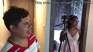 innocent big ass latina joins fake casting with my assistant