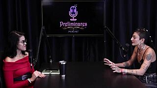 Latina strips in lingerie interview