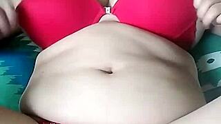 pornstar poosoo massaging boobs