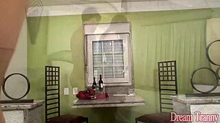 Cute Shemale Takes Bareback Anal Pounding in Hardcore Scene