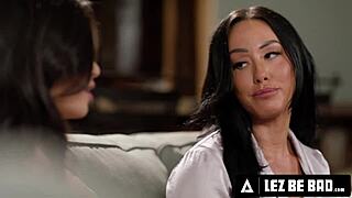 HORNY MILF DOMINATES stepbae with strapon drilling