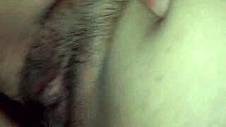 Teen reveals cameltoe while masturbating