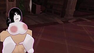 can this hot emo fan handle my monster cock rough fucking and big tits blowjob?