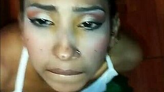 Rossy Ebony tries on sexy outfits and ends up getting drilled.