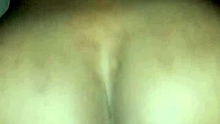 sexy ebony riding his step brother big dick