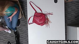 Redhead teen and milf get screwed by security 😏