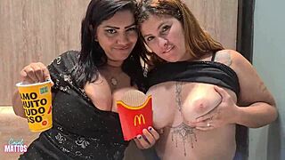 Eating Pussy At Fast Food.