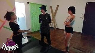 What Happens When a Foot-Loving Masseuse Gets Handsy Backstage at Lady Milf Productions?