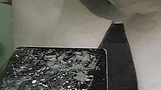 Ezsosa's crazy uncensored solo masturbation with fat cock in bedroom