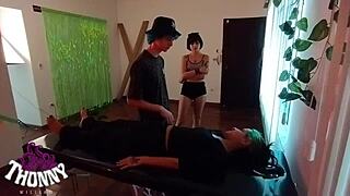 What Happens When a Foot-Loving Masseuse Gets Handsy Backstage at Lady Milf Productions?
