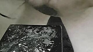 Ezsosa's crazy uncensored solo masturbation with fat cock in bedroom