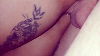 Husband fucks wife's tight ass