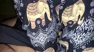 aunty bent over for intense doggy style pounding