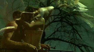 Stunning Olivia Del Rio Rides Cock Outdoors in Corset