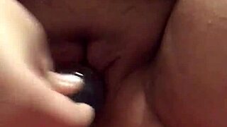 Wet pussy gets fucked hard and filled with cum