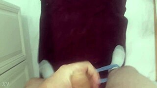 feeling so emotional tributing babe charms with cumshot