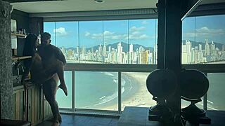 the millionaire teaches how to make the ebony woman cum with swollen pussy in bent over position.