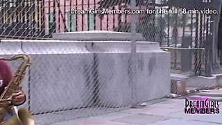 Fat Tuesday Brings Out Wild Milf Flashing Tits at Party