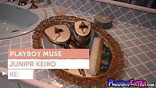 Bombastic blonde teen junipr keiko pampers herself