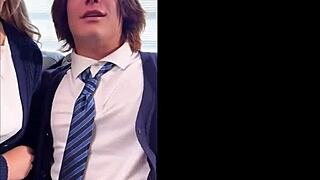 Fuck My Best Friend's Petite Blonde Pussy Deepthroat Style