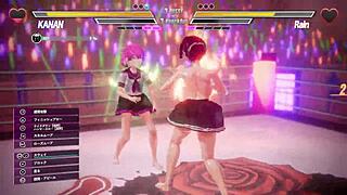 Intense Lesbian Battle Unfolds Passionately